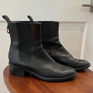 Cole Haan Black Heeled Boots